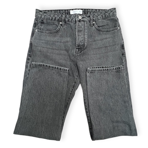 TopMan Straight Leg Grey Denim Jeans - Picture 2 of 7